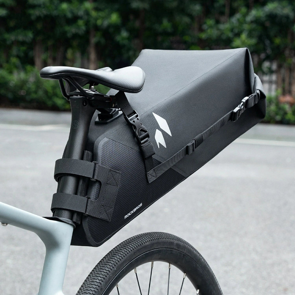 Rockbros AS-157 RideMate Vandentiesioji dviračio balto-krepšys - juoda -- Bicycle Bags