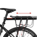 Rockbros Shelves HJ1009 galinė sėdynės stulpo dviračio stelažas su greitu atpalaidavimu ir atšvaitais - juoda -- Cycling...