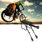 Rockbros Shelves HJ1009 galinė sėdynės stulpo dviračio stelažas su greitu atpalaidavimu ir atšvaitais - juoda -- Cycling...