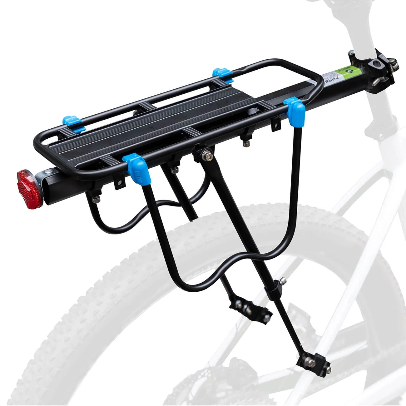 Rockbros Shelves HJ10010 greito montavimo dviračio stelažas su atšvaitais - juoda -- Cycling Accessories