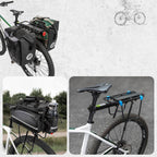 Rockbros Shelves HJ10010 greito montavimo dviračio stelažas su atšvaitais - juoda -- Cycling Accessories
