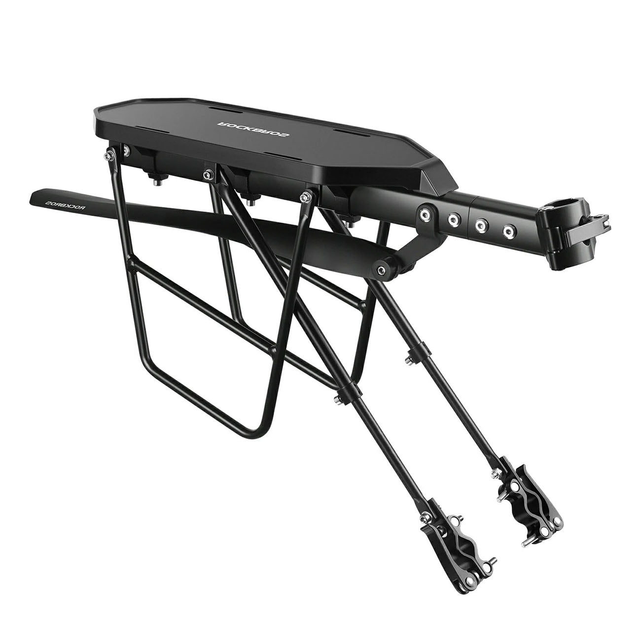 Rockbros RBHJ-1 Black Diamond dviračio bagažinė su purvo apsauga ir greitojo atleidimo sistema 26-29" kalnų dviračiams -...