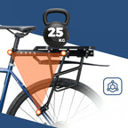 Rockbros RBHJ-1 Black Diamond dviračio bagažinė su purvo apsauga ir greitojo atleidimo sistema 26-29" kalnų dviračiams -...