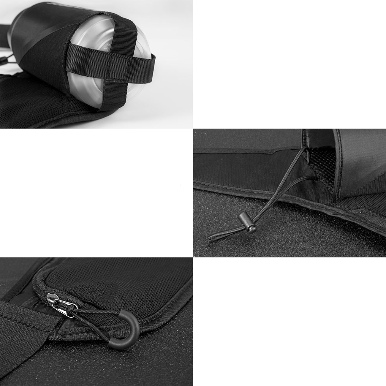 Rockbros D45 dviračio butelio šoninis krepšys - juodas -- Bicycle Bags