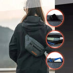 Rockbros H33 dviračio šoninis krepšys 1,5L - pilka -- Bicycle Bags