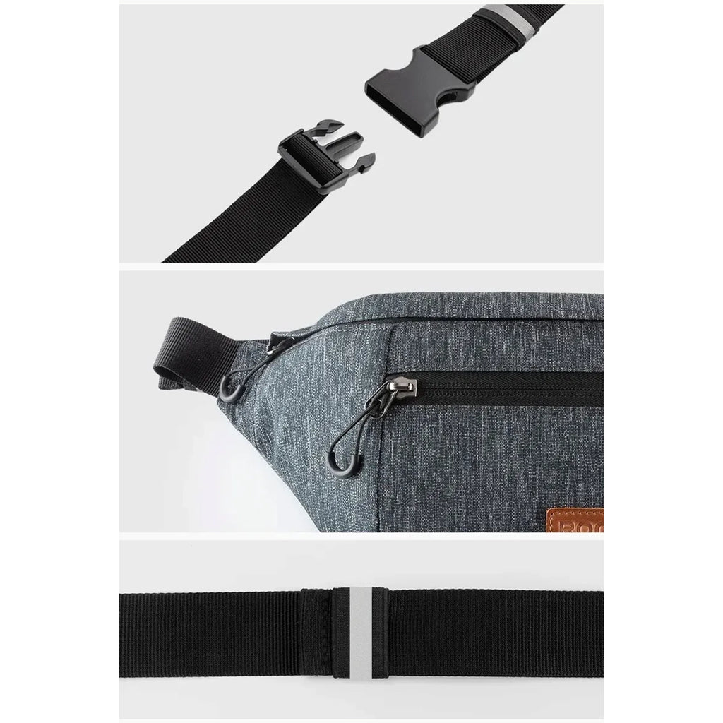 Rockbros H33 dviračio šoninis krepšys 1,5L - pilka -- Bicycle Bags