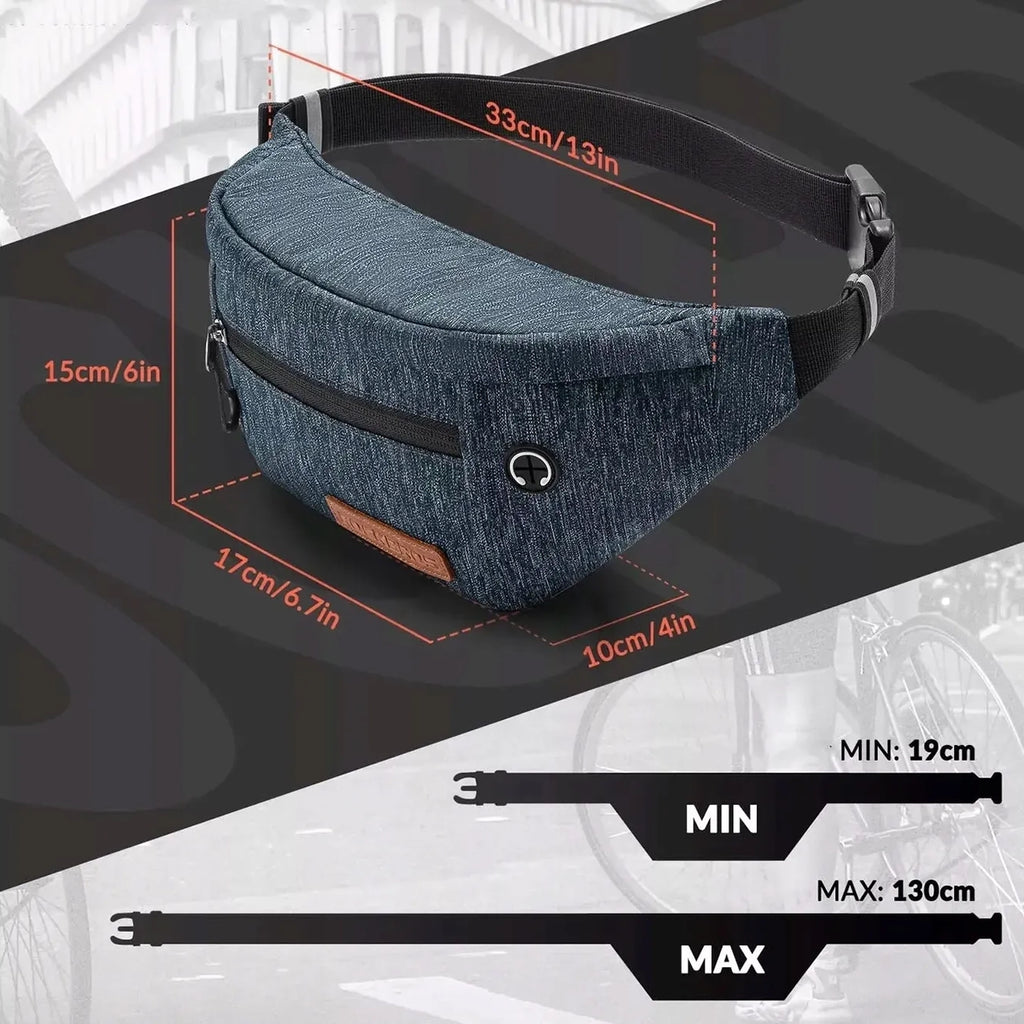 Rockbros H33 dviračio šoninis krepšys 1,5L - pilka -- Bicycle Bags