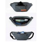Rockbros H33 dviračio šoninis krepšys 1,5L - pilka -- Bicycle Bags