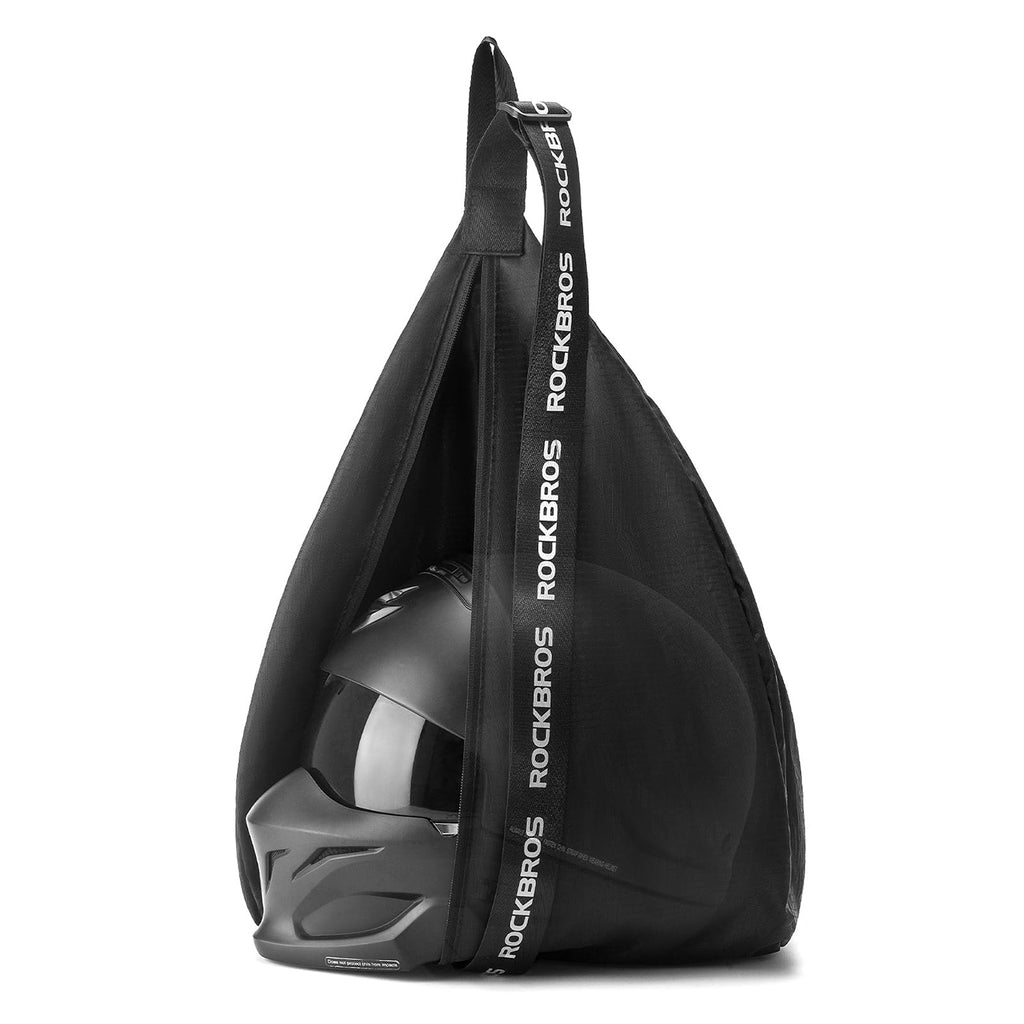 Rockbros H34 kuprinė su šalmu laikikiu - juoda -- Bicycle Bags