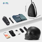 Rockbros H34 kuprinė su šalmu laikikiu - juoda -- Bicycle Bags