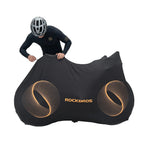 Rockbros D97 elastinga danga 24"-29" elektriniais žvyro kalnų ir 700C plentų dviračiams - juoda -- Bicycle Covers