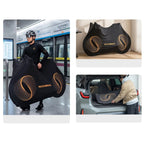 Rockbros D97 elastinga danga 24"-29" elektriniais žvyro kalnų ir 700C plentų dviračiams - juoda -- Bicycle Covers