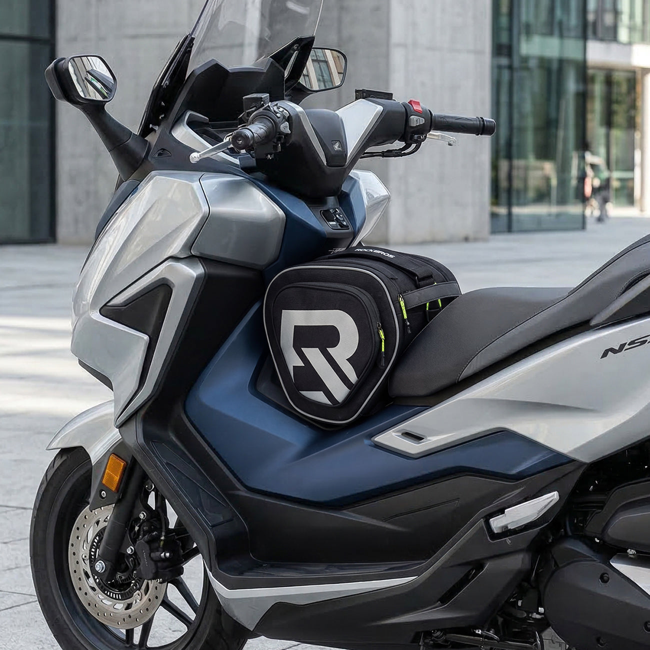 Rockbros A40-1 motociklo bakų krepšys 12L motociklams - juoda -- Bicycle Bags