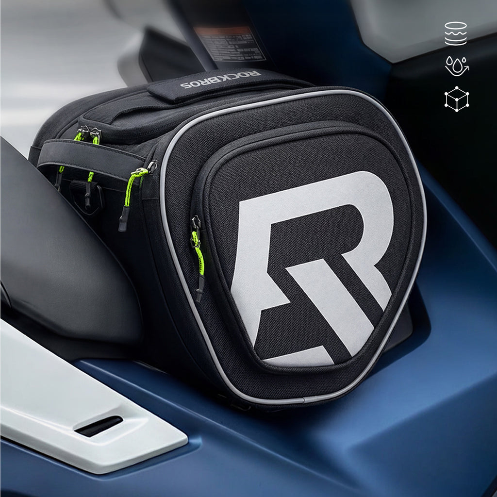 Rockbros A40-1 motociklo bakų krepšys 12L motociklams - juoda -- Bicycle Bags