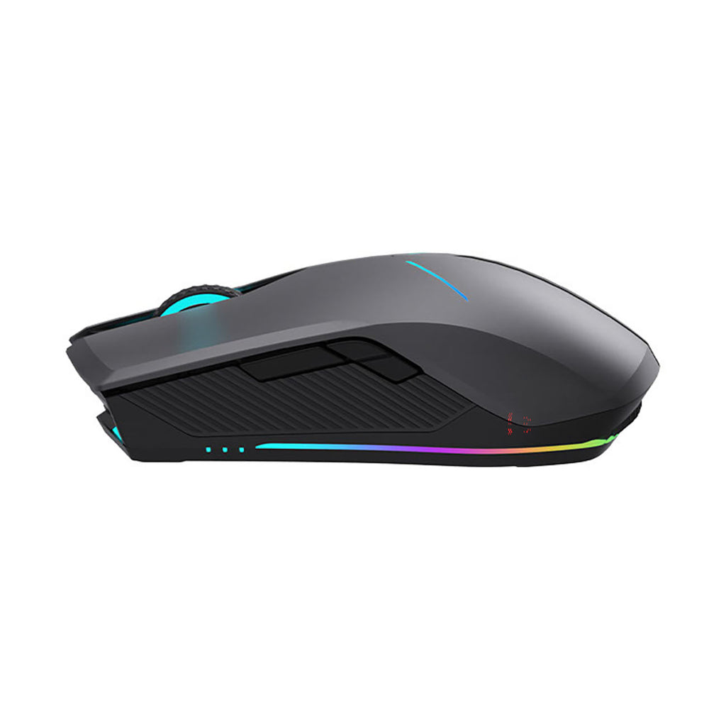 Machenike M721 belaidis žaidimų pelė 10000 DPI su RGB fono šviesa - juoda -- Gaming Accessories