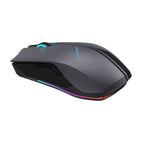 Machenike M721 belaidis žaidimų pelė 10000 DPI su RGB fono šviesa - juoda -- Gaming Accessories