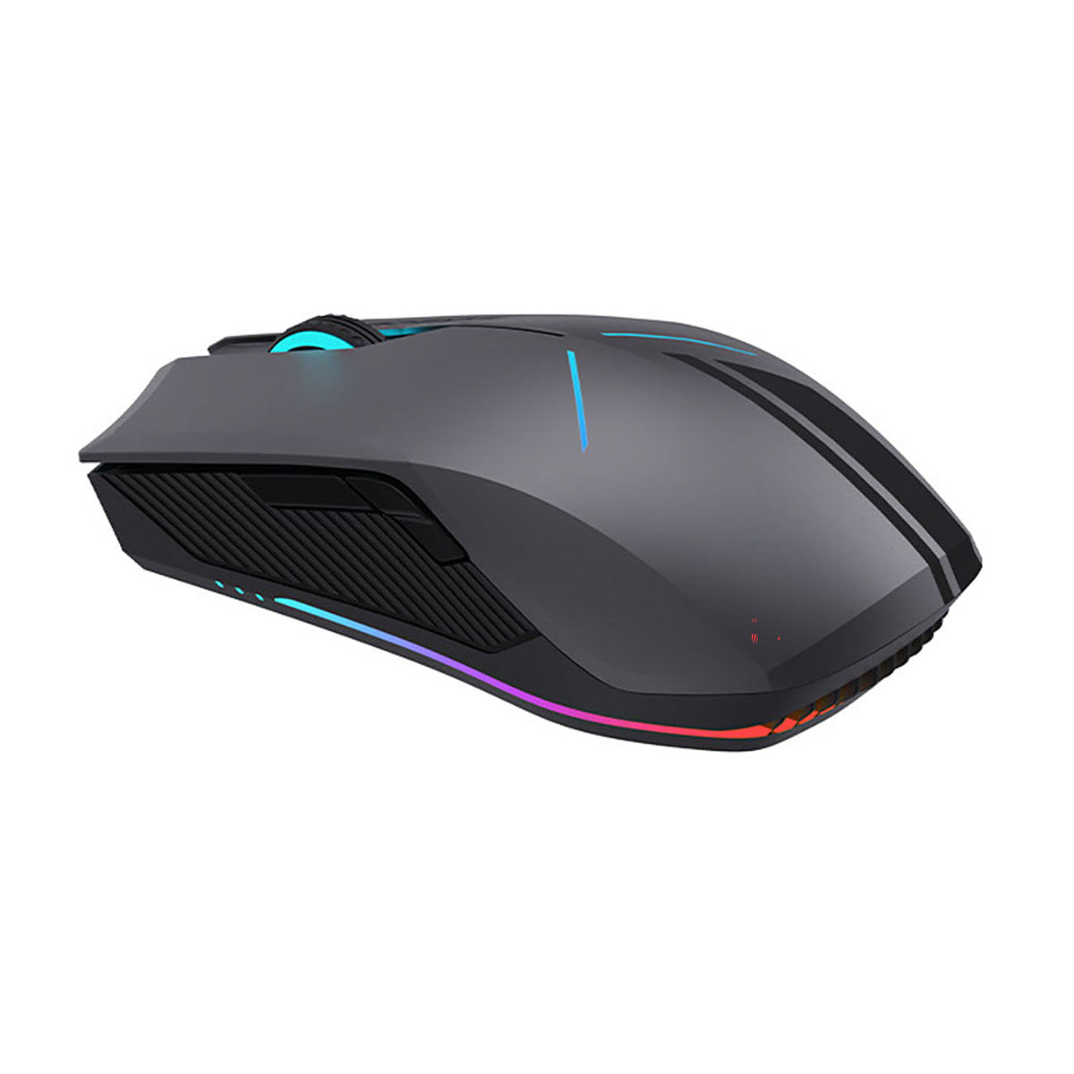 Machenike M721 belaidis žaidimų pelė 10000 DPI su RGB fono šviesa - juoda -- Gaming Accessories