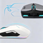 Machenike M721 belaidis žaidimų pelė 10000 DPI su RGB fono šviesa - juoda -- Gaming Accessories