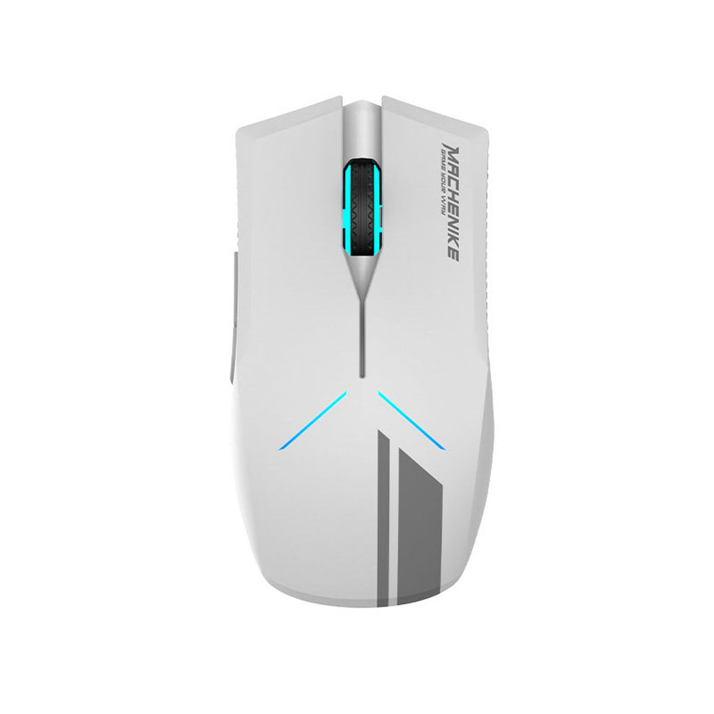 Machenike M721 belaidė žaidimų pelė 10000 DPI su RGB apšvietimu - Balta -- Gaming Accessories