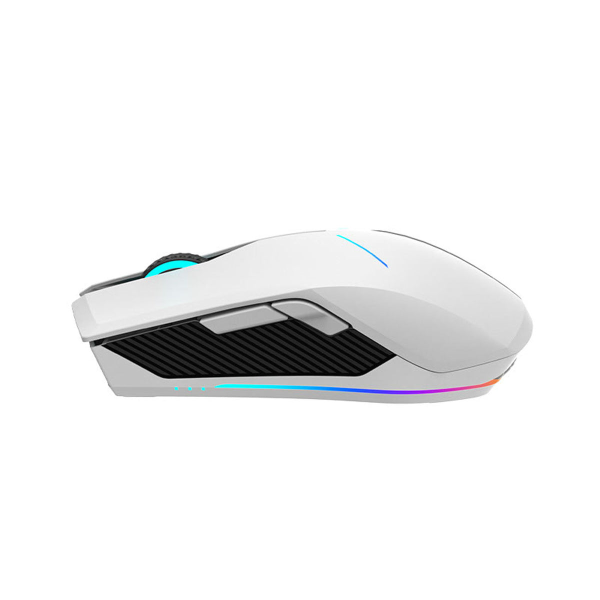 Machenike M721 belaidė žaidimų pelė 10000 DPI su RGB apšvietimu - Balta -- Gaming Accessories