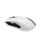 Machenike M721 belaidė žaidimų pelė 10000 DPI su RGB apšvietimu - Balta -- Gaming Accessories