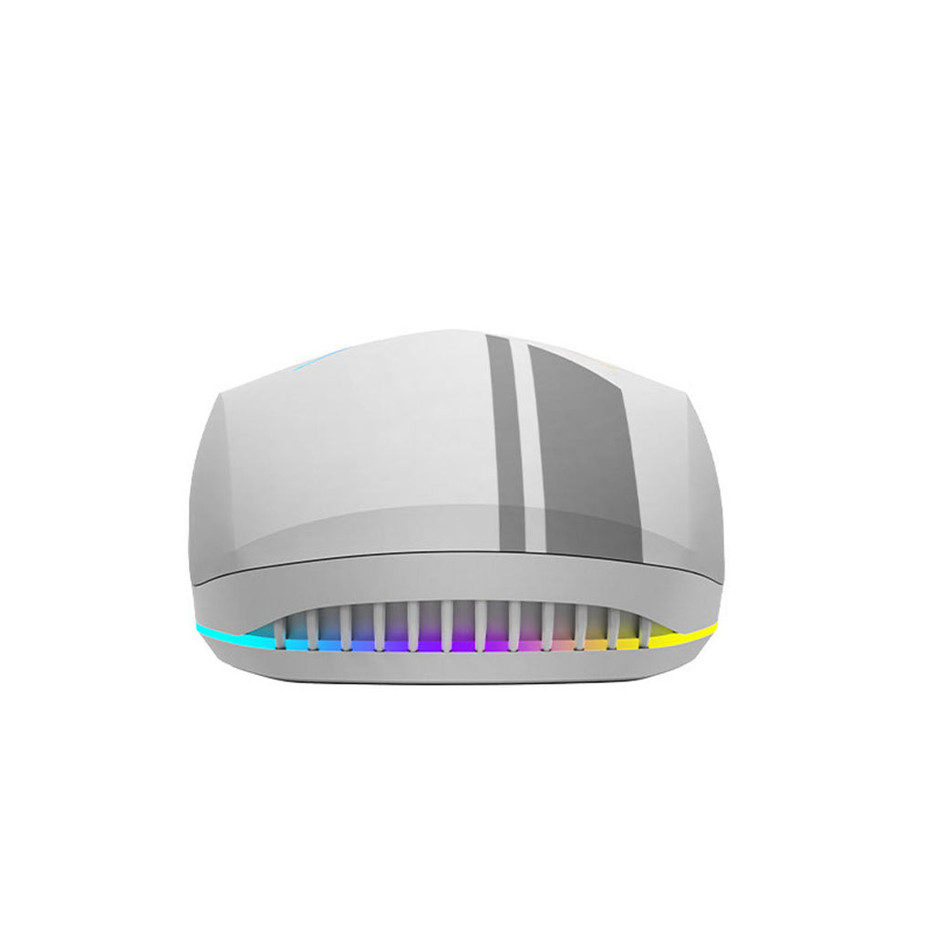 Machenike M721 belaidė žaidimų pelė 10000 DPI su RGB apšvietimu - Balta -- Gaming Accessories