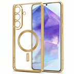 Dėklas Tech-Protect MagFlex MagSafe skirtas Samsung Galaxy A27 5G - skaidrus auksinis -- Samsung Galaxy A27 5G