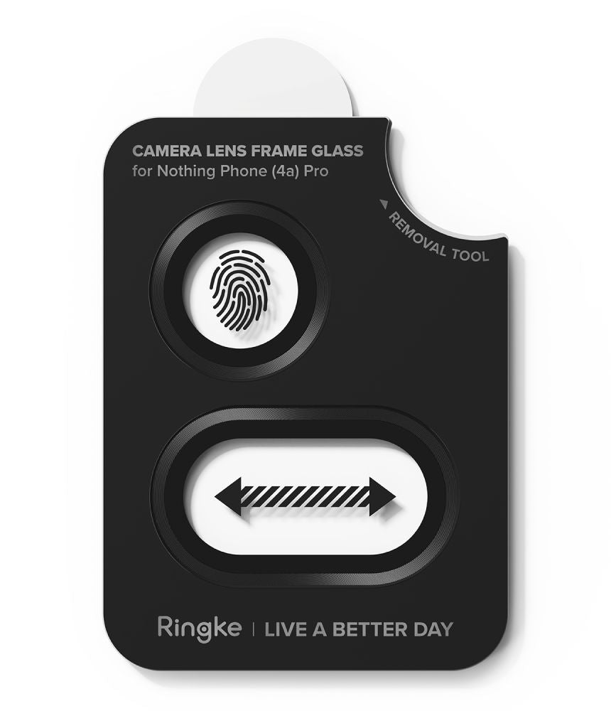 Ringke Camera Frame Protector 2 vnt. rinkinys kameros apsauga Nothing Phone 4A Pro - Juoda -- Nothing Phone 4A Pro