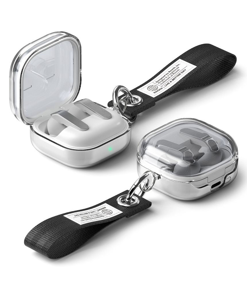 Dėklas Ringke Air skirtas Samsung Galaxy Buds 4 / 4 Pro - skaidrus -- Samsung Galaxy Buds 4 / Samsung Galaxy Buds 4 Pro