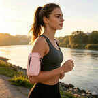 Tech-Protect M6 Universal Sport Armband apyrankė - rožinė -- Cycling Accessories