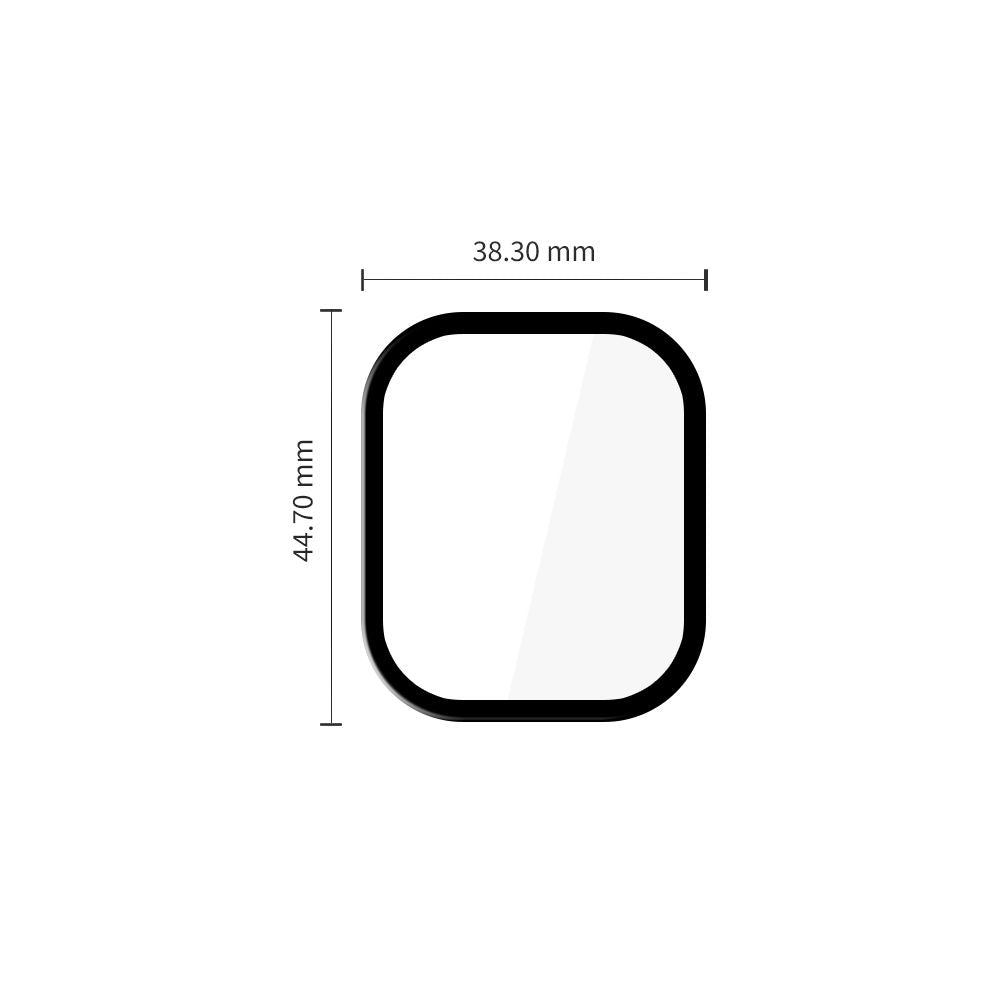 Tech-Protect Glass Flex+ 2 vnt. rinkinys hibridinis stiklas Xiaomi Redmi Watch 6 - Juodas -- Xiaomi Redmi Watch 6
