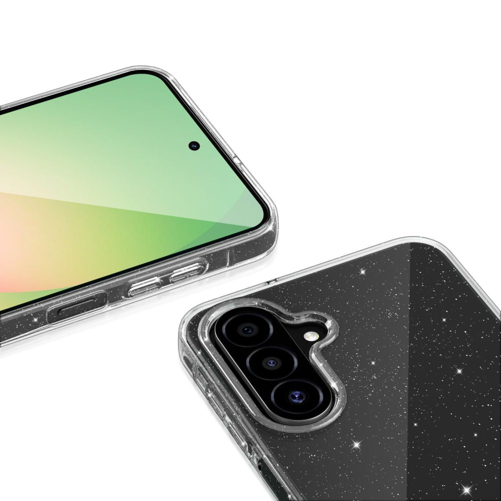 Dėklas Tech-Protect FlexAir skirtas Samsung Galaxy A27 5G - skaidrus su blizgučiais -- Samsung Galaxy A27 5G