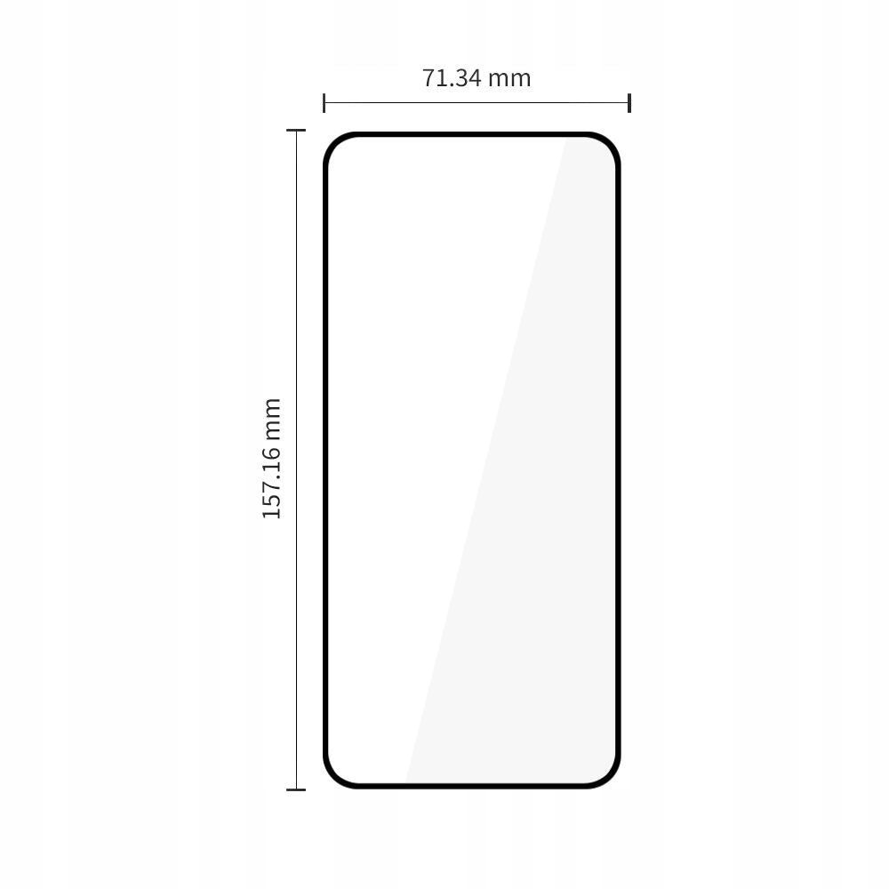 Tech-Protect Glass Fit+ 2-Pack grūdintas stiklas Motorola Edge 70 5G - juodas -- Motorola Edge 70 5G