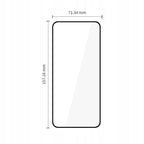 Tech-Protect Glass Fit+ 2-Pack grūdintas stiklas Motorola Edge 70 5G - juodas -- Motorola Edge 70 5G