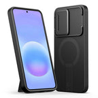 Tech-Protect Kevlar Aura MagSafe dėklas Samsung Galaxy A57 - juodai oranžinis -- Samsung Galaxy A57