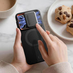 Tech-Protect Kevlar Aura MagSafe dėklas Samsung Galaxy A57 - juodai oranžinis -- Samsung Galaxy A57