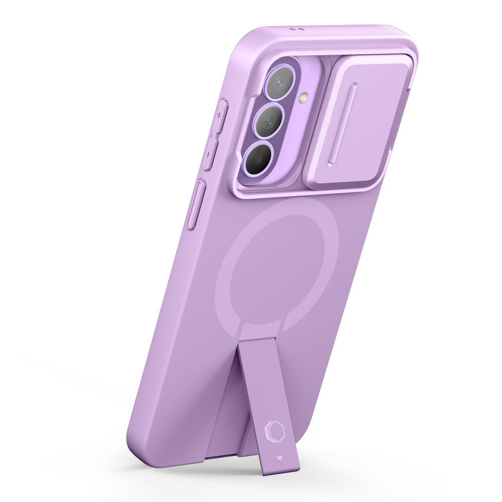 Tech-Protect Kevlar Aura MagSafe dėklas Samsung Galaxy A57 - violetinis -- Samsung Galaxy A57