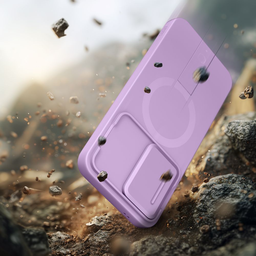 Tech-Protect Kevlar Aura MagSafe dėklas Samsung Galaxy A57 - violetinis -- Samsung Galaxy A57
