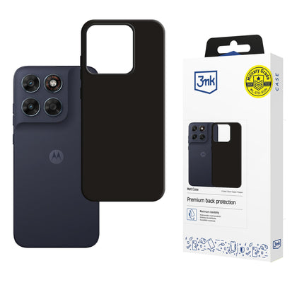3mk Matt Case Motorola Moto G87 - Juoda -- Motorola Moto G87