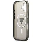 Guess IML Gradient Triangle Logo MagSafe dėklas iPhone 17 - juodas -- iPhone 17