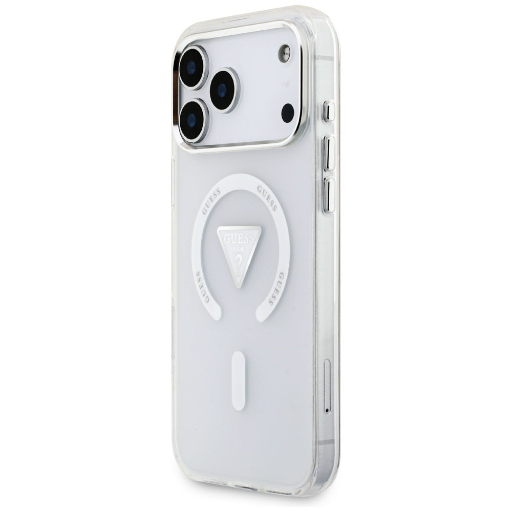Guess IML Gradient Triangle Logo MagSafe dėklas iPhone 17 Pro Max - skaidrus -- iPhone 17 Pro Max