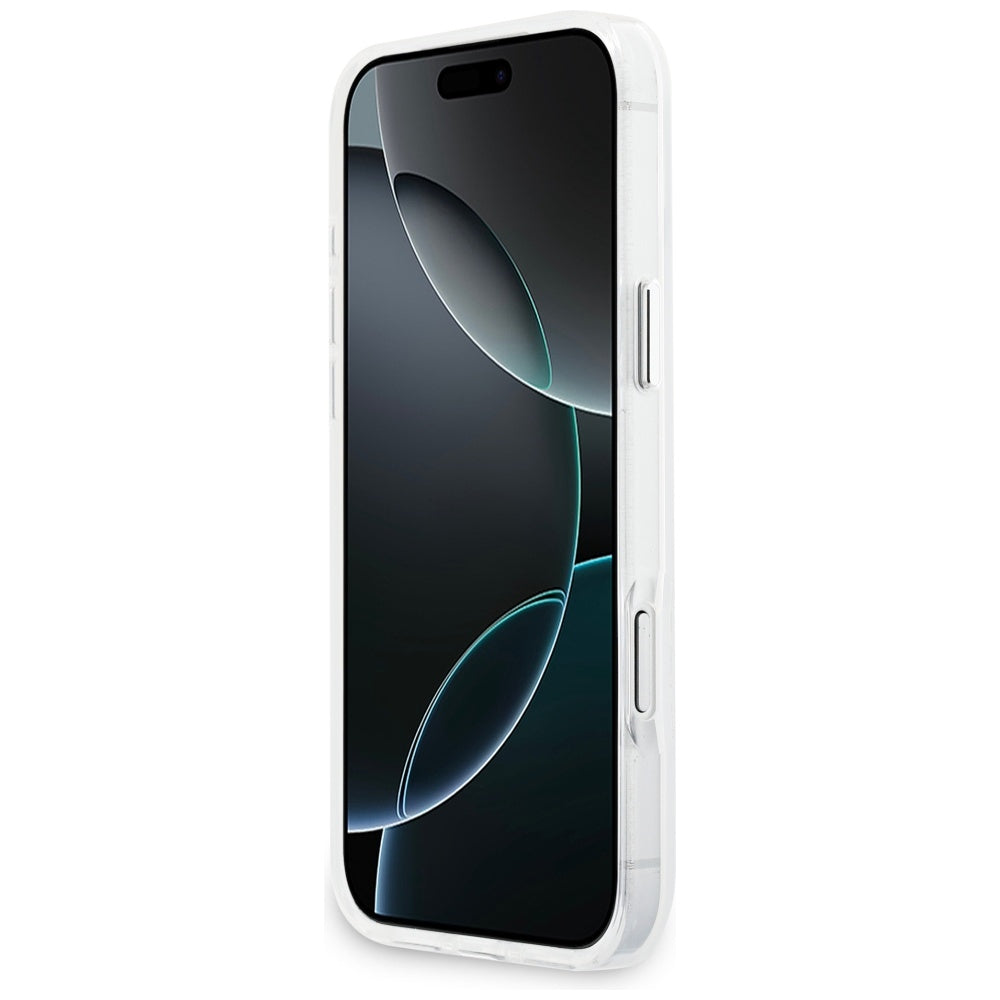 Guess IML Gradient Triangle Logo MagSafe dėklas iPhone 17 Pro Max - skaidrus -- iPhone 17 Pro Max