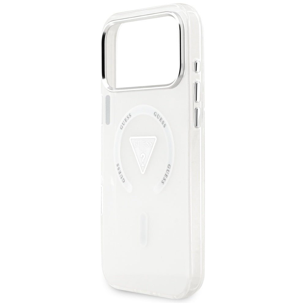 Guess IML Gradient Triangle Logo MagSafe dėklas iPhone 17 Pro Max - skaidrus -- iPhone 17 Pro Max