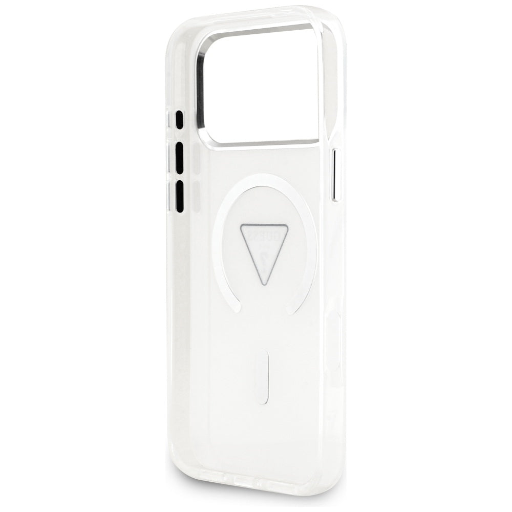 Guess IML Gradient Triangle Logo MagSafe dėklas iPhone 17 Pro Max - skaidrus -- iPhone 17 Pro Max