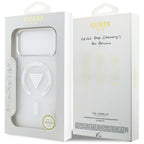 Guess IML Gradient Triangle Logo MagSafe dėklas iPhone 17 Pro Max - skaidrus -- iPhone 17 Pro Max