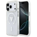 Guess IML Gradient Triangle Logo MagSafe dėklas iPhone 17 Pro - skaidrus -- iPhone 17 Pro