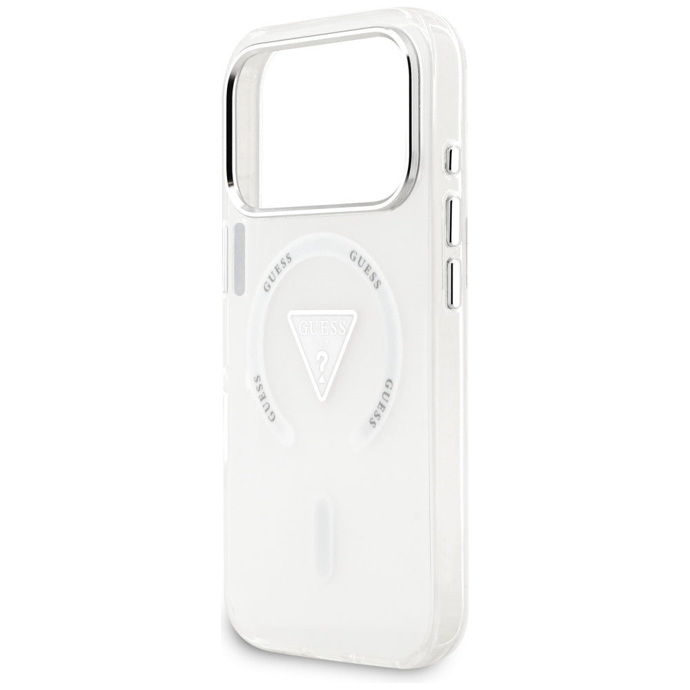 Guess IML Gradient Triangle Logo MagSafe dėklas iPhone 17 Pro - skaidrus -- iPhone 17 Pro