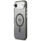 Guess IML Gradient Triangle Logo MagSafe dėklas iPhone Air - juodas -- iPhone Air