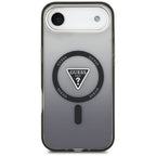 Guess IML Gradient Triangle Logo MagSafe dėklas iPhone Air - juodas -- iPhone Air