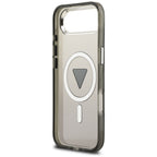 Guess IML Gradient Triangle Logo MagSafe dėklas iPhone Air - juodas -- iPhone Air